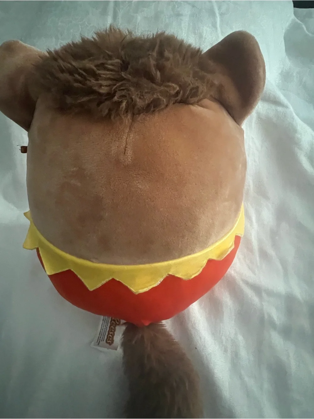 Squishmallows Brown Cream Orange Reese's Wade the Hedgehog Plush